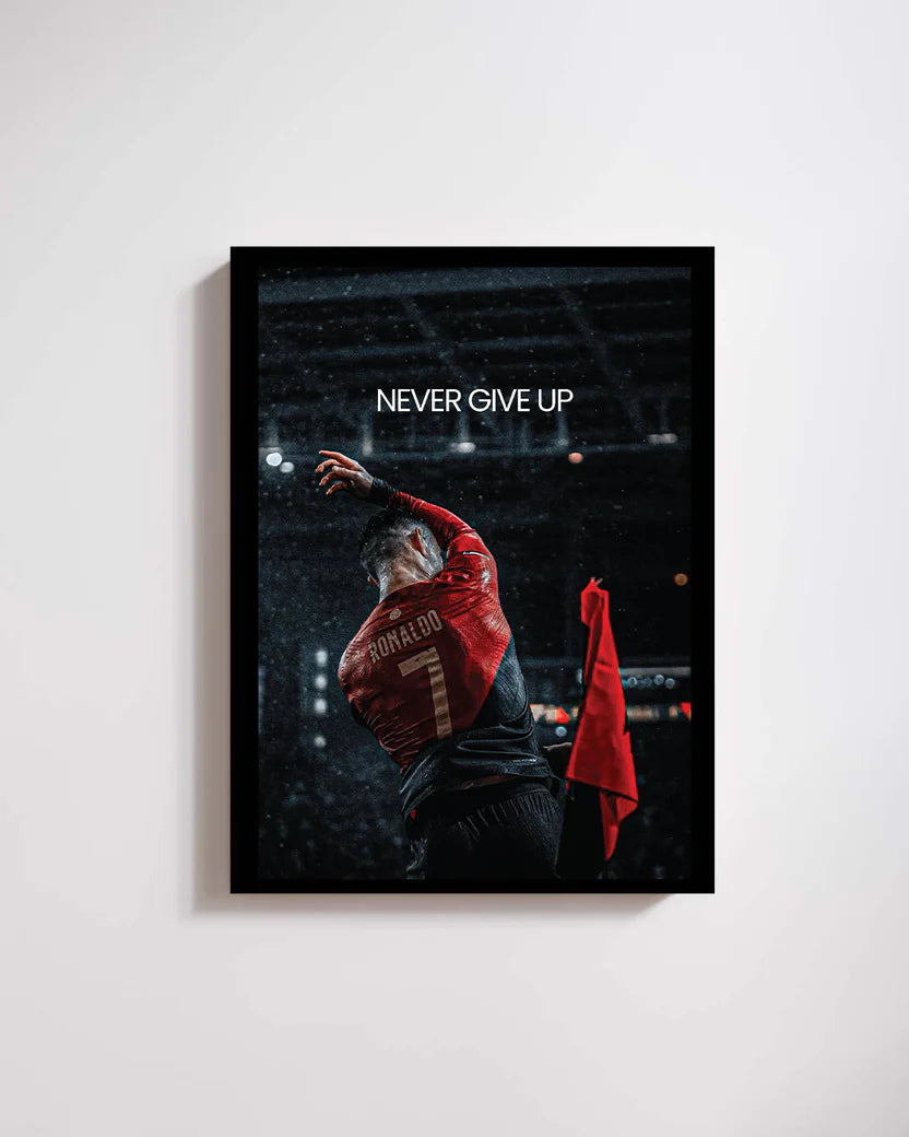 The Champion’s Spirit Wall Art – Inspiring Sports Motivation Frame